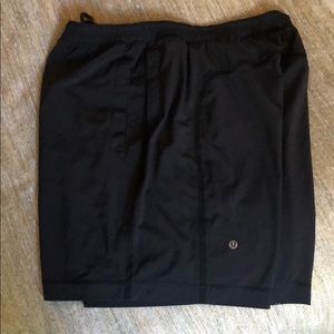 Lululemon men’s black shorts, XL elastic band
